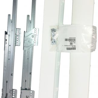 GRASS lådsats Nova Pro Deluxe fullförlängning, dämpad, synkroniserad, 40kg, höjd 90 mm - Vit, 500