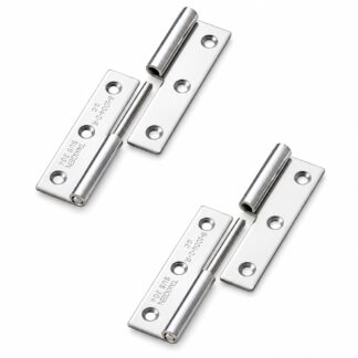 2 högkvalitativa postergångjärn, B-1004-2-R, höjd: 64 mm, från TAKIGEN, lastkapacitet: 10 kg, version: höger. Produktbild