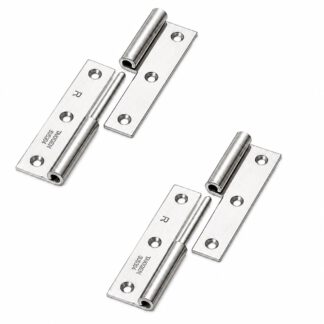 2 delar högkvalitativ visningsgångjärn, B-1004-1-R, höjd: 75 mm, från TAKIGEN, lastkapacitet: 15 kg (34 lbs), version: höger. Produktbild