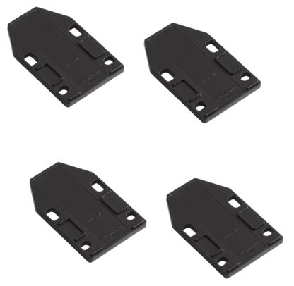 4 stycken distansplatta, tillverkad av polyacetal, yta: svart, 70 mm (2-3/4"), ML-120-DP4-BL. Kompensationsplatta för magnetiska snäpplås ML-120BR, ML-120W och ML-120BL från Sugatsune, av Sugatsune / LAMP® (Japan)