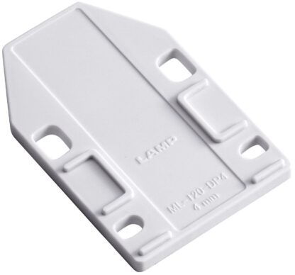 4 stycken distansplatta, tillverkad av polyacetal, yta: vit, 70 mm (2-3/4"), ML-120-DP4-WT. Kompensationsplatta för magnetiska snäpplås ML-120BR, ML-120W och ML-120BL från Sugatsune, av Sugatsune / LAMP® (Japan) - Bild 4