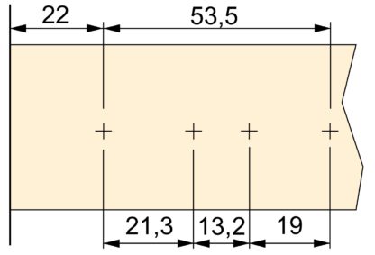 2 stycken elegant snäpplås, yta: grå, 62 mm (2-7/16"), version: icke-magnetisk, 2033821. Robust push-to-open-stängning för möbeldörrar, skåpdörrar, luckor och mycket mer, från EMUCA - Bild 3