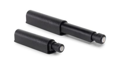 2 stycken elegant snäpplås, yta: svart, 62 mm (2-7/16"), version: magnetisk, 2033917. Stabil push-to-open-stängning för möbeldörrar, skåpdörrar, luckor och mycket mer, från EMUCA - Bild 5