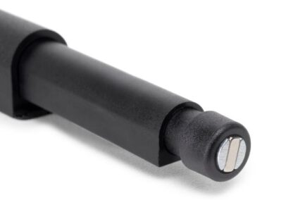 2 stycken elegant snäpplås, yta: svart, 62 mm (2-7/16"), version: magnetisk, 2033917. Stabil push-to-open-stängning för möbeldörrar, skåpdörrar, luckor och mycket mer, från EMUCA - Bild 4