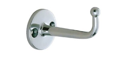 Högkvalitativ krok i rostfritt stål med sfärisk spets, tillverkad av rostfritt stål, yta: blankpolerad, 47 mm (1,9"), FC-50. Väggkrokar för badrum, uteplats, pool, garderob och mycket mer, av Sugatsune / LAMP® (Japan) - Bild 3