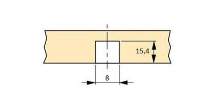 20 stycken högkvalitativ presspassningsmutter med invändig gänga M6, tillverkad av stål, yta: galvaniserad, 13,6 mm (17/32"), 8066705. Praktisk drivhylsa med krage för möbelanslutningar och mycket mer, från EMUCA - Bild 3