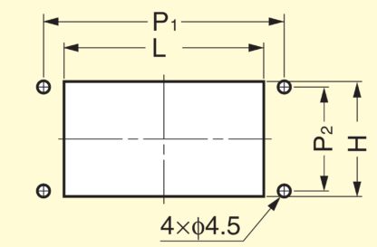 Exklusiv handtagskopp i rostfritt stål SUS304, 138 mm (5-7/16") HH-FC-1M. Handtagsskal i rostfritt stål av rostfritt stål V2A, spegelpolerat, för lådor, skåp, fuktiga miljöer, fartyg, maskiner, enheter från Sugatsune / LAMP® (Japan) - Bild 3