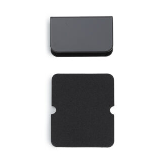 Gegenplatte für Glasstärke 5 mm (13/64″) K-110B, 35 mm (1-3/8″) von Sugatsune, schwarz. Produktbild