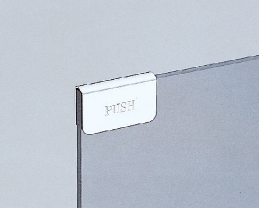 Motplatta för glastjocklek 5 mm (13/64"), tillverkad av stål, yta: svart, 40 mm (1-37/64"), K-130B. Motsvarighet till vitrinskåpsdörr, magnetisk flugsnappare och mycket mer, av Sugatsune / LAMP® (Japan) - Bild 4