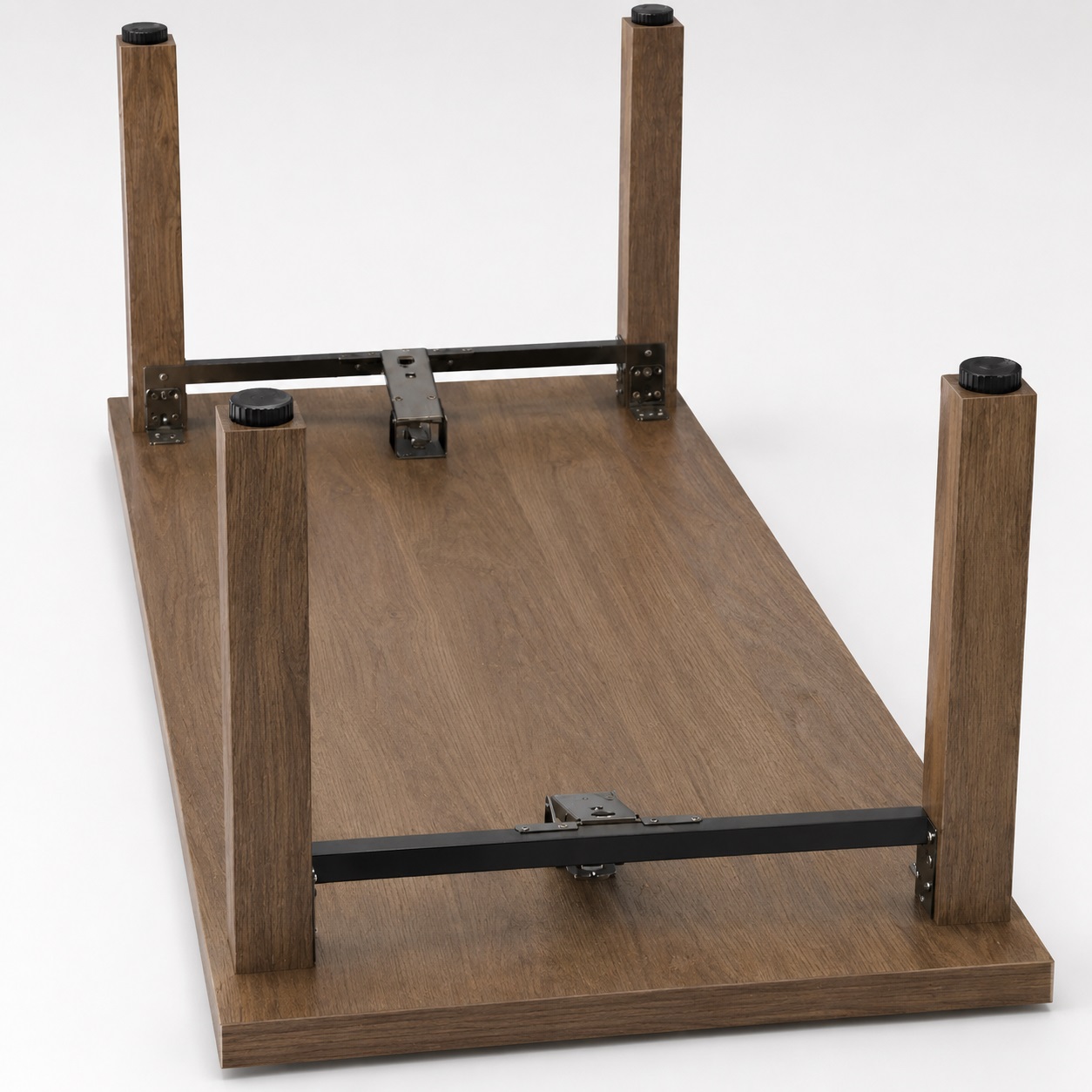 4 robusta möbeljusteringar, lastkapacitet: 800 kg (1764 lbs), yta: svart, ⌀40 mm (1-37/64"), version: standard, B571-40-BK. Justerbar fot för bordsben, möbelben, skåpfötter och mycket mer, av Kojima (Japan) - Bild 5