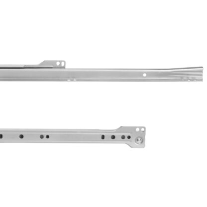 Dragkrafter för rullar, partiell förlängning, grå metall, RAL 9022, målade, 550 mm (21,7"). Stålskenor med partiell förlängning, för trälåda, bricklåda, trälåda, köksmöbler, kontorsmöbler, hemmöbler, av EMUCA - Bild 4