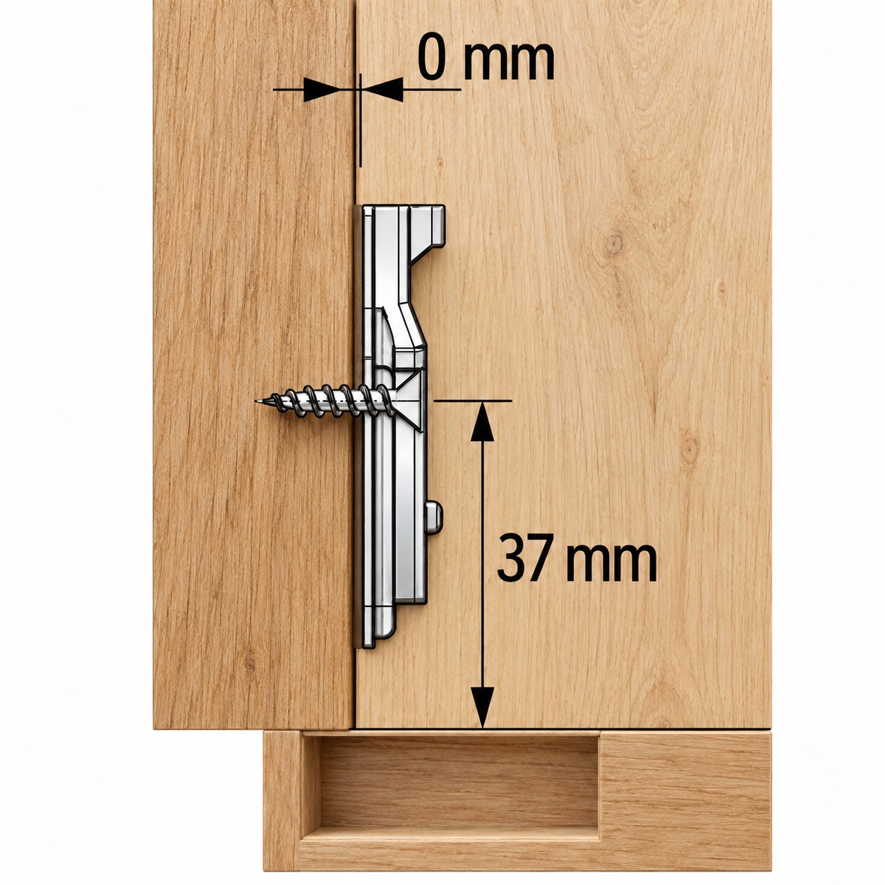 Rostfritt stålgångjärn, stöd: fullt stödd (närvarande), tillverkad av rostfritt stål, design: monteringsplatta med 0 mm avstånd, 9289590. Korrosionsbeständigt rostfritt möbelgångjärn för utemöbler och mycket mer, från Hettich - Bild 5