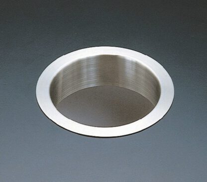 Rund avfallssand av hög kvalitet, tillverkad av rostfritt stål, yta: matt satin, 170 mm (6,7"), AN-DH015-HL. Avfallsavfall i rostfritt stål, för systemcatering, butiksinredning, skönhetssalong och mycket mer, av Sugatsune / LAMP® (Japan) - Bild 6