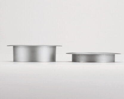 Rund avfallssand av hög kvalitet, tillverkad av rostfritt stål, yta: matt satin, 220 mm (8,7"), AN-DH020-HL. Avfallsavfall i rostfritt stål, för systemcatering, butiksinredning, catering, medicinsk sektor och mycket mer, av Sugatsune / LAMP® (Japan) - Bild 4
