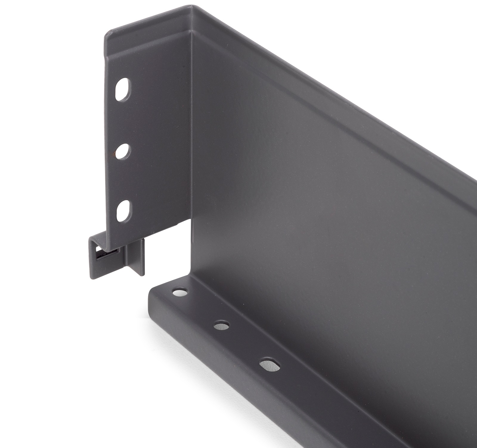 Lådset, med extra tunna ramar, höjd: 88 mm (3-15/32"), yta: antracitgrått, 490 mm (19-19/64"), version: delvis utdragbar med push-to-open, 3275435 låda för köksmöbler och mycket mer, från EMUCA - Bild 6