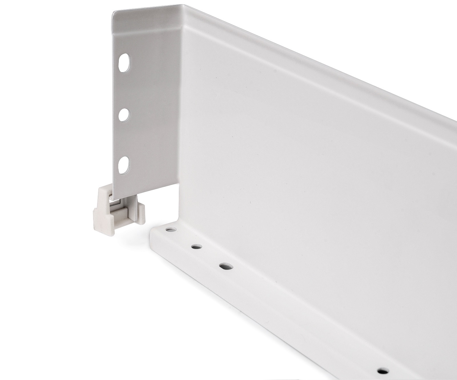 Lådset, med extra tunna ramar, höjd: 88 mm (3-15/32"), yta: vit, 490 mm (19-19/64"), version: delvis förlängning med tryck-till-öppning, 3275412 låda för köksmöbler och mycket mer, av EMUCA - Bild 7