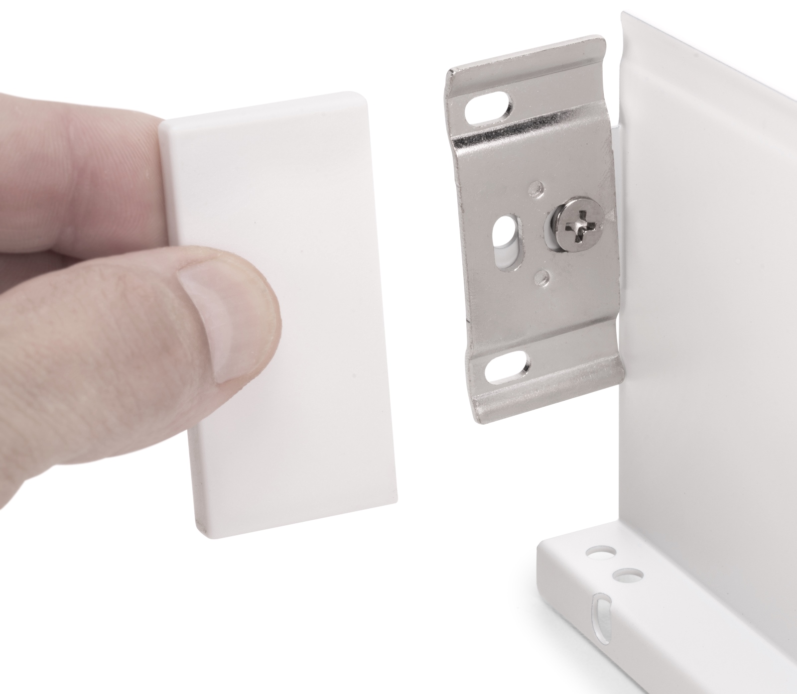 Lådset, med extra tunna ramar, höjd: 88 mm (3-15/32"), yta: vit, 490 mm (19-19/64"), version: full förlängning med mjuk stängning, 3275412 lådset för köksmöbler och mycket mer, från EMUCA - Bild 6