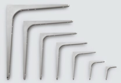 2 stycken högkvalitativt kraftigt monteringsfäste, lastkapacitet: 130 kg (287 lbs), yta: vit, 378 mm (14,9"), BTK-380W. Kraftigt hyllfäste för hylla, skiljevägg, hylla, hörnanslutning och mycket mer, av Sugatsune / LAMP® (Japan) - Bild 6