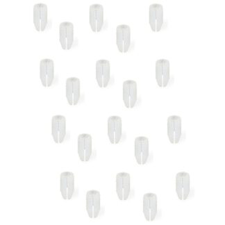 20 stycken robust drivhylsa lämplig för skruvar ⌀3 mm, tillverkad av nylon (PA), 11 mm (7/16"), 9003620. Praktisk expansionshylsa för möbelanslutning, montering på stomme, hyllmontering och mycket mer, från EMUCA