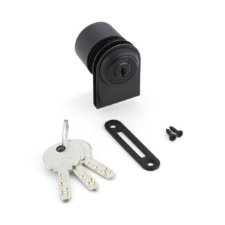 Spaklås, för glasdörrar, Million Lock-serien, med likadant 1310GL-BL-D, av Sugatsune / LAMP (Japan)