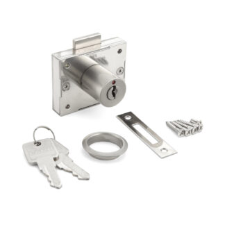 Kabinettslås med display, med nyckel 2200QL-24-B, av Sugatsune / LAMP (Japan)