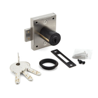 Skåplås, med likadant nyckel 7810-30BL-D, av Sugatsune / LAMP (Japan)