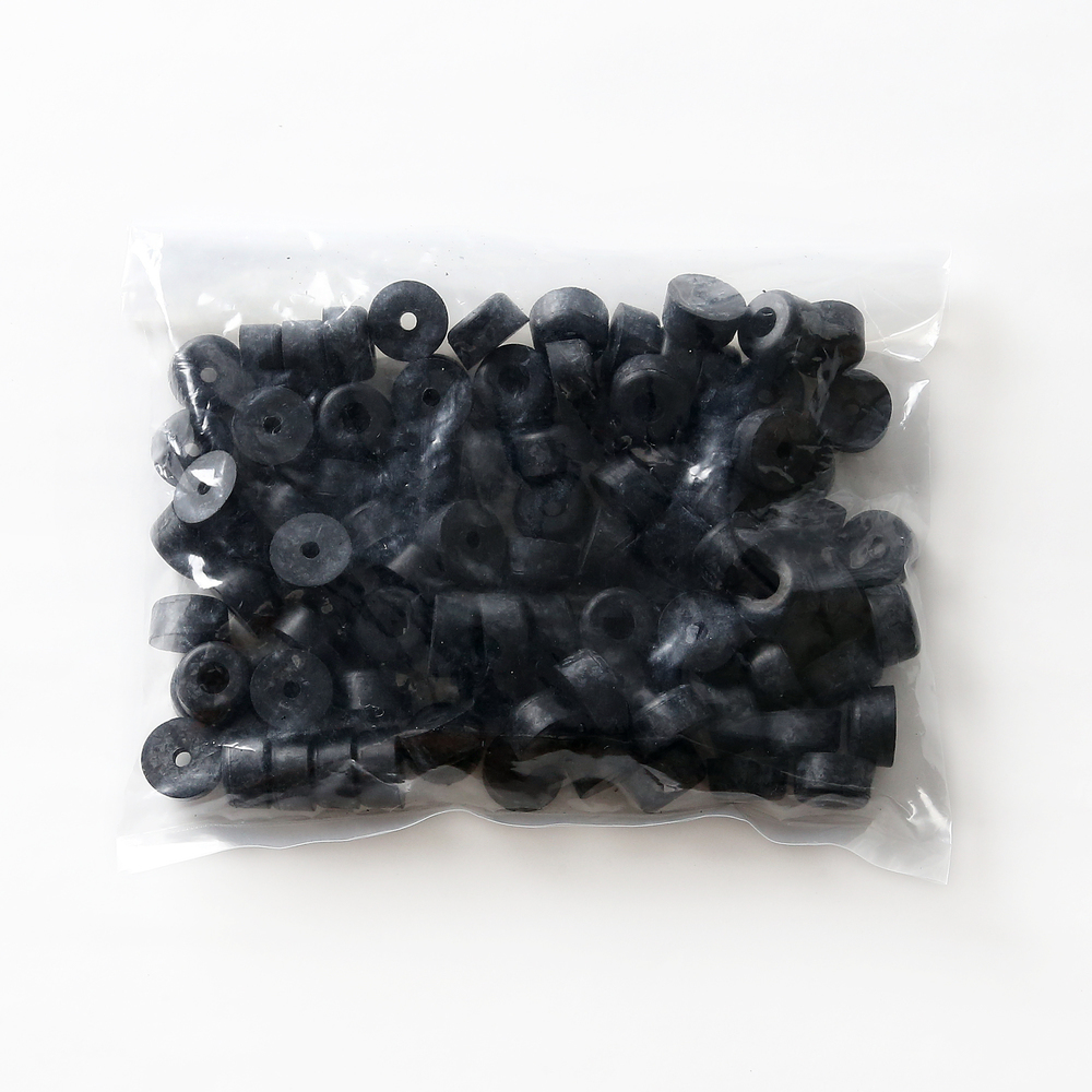 Justerbart ben, gummi, paket med 100 K-15-P100, av Sugatsune / LAMP (Japan) - Bild 2