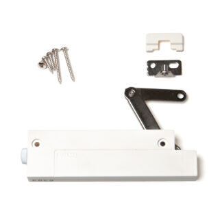 Mjuk klaffmontering, kompakt CSD-10-TV-M-WT, av Sugatsune / LAMP (Japan)