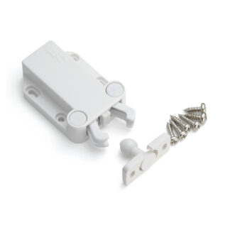 Icke-magnetisk snapper MC-37F-WH, av Sugatsune / LAMP (Japan)