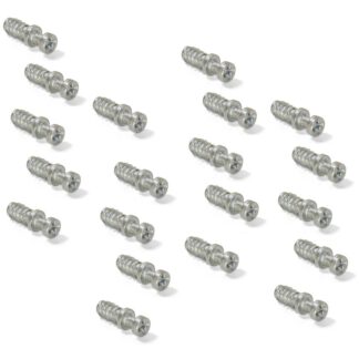20 stycken robust anslutningsbult för borrning ⌀6 mm, tillverkad av Zamak, 8 mm (5/16"), 8084001. Robust excenterstift för möbelanslutning och mycket mer, från EMUCA
