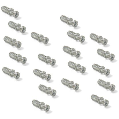 20 stycken robust anslutningsbult för borrning ⌀6 mm, tillverkad av Zamak, 8 mm (5/16"), 8084001. Robust excenterstift för möbelanslutning och mycket mer, från EMUCA
